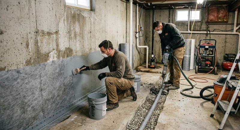 Basement Seepage Repair in Tampa, FL