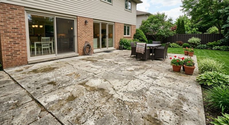 Concrete Patio Refinishing in West Des Moines, IA