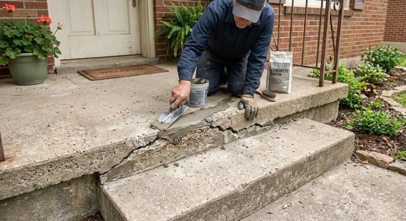 Concrete Porch Repair in Corpus Christi, TX