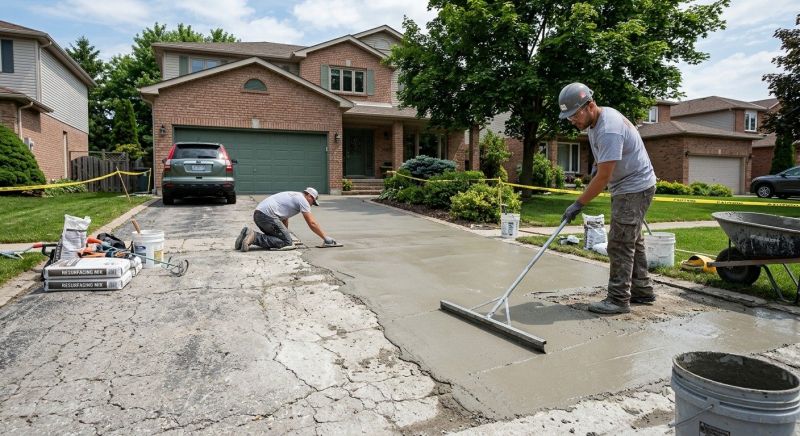 Garage Concrete Resurfacing in Des Moines, IA