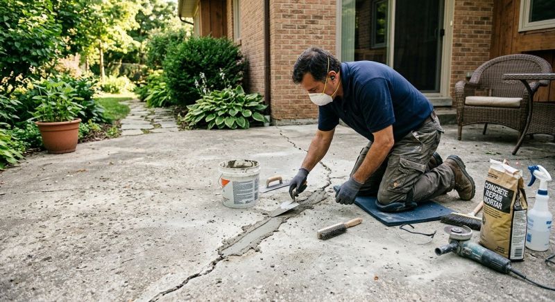 Porch Crack Repair in Des Moines, IA
